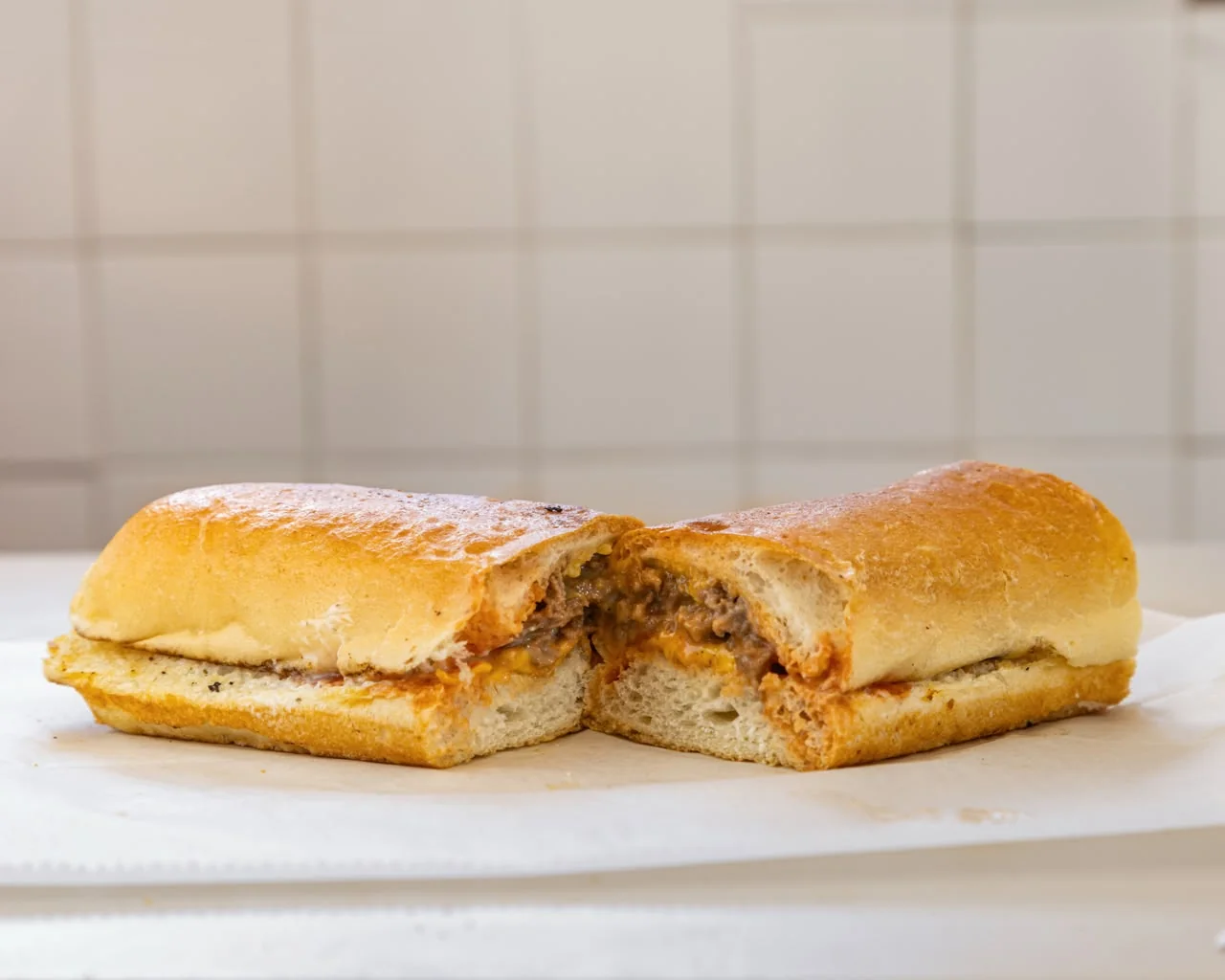 Philly cheese steak loaded with melted cheese