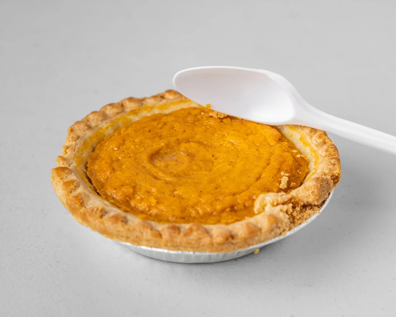 Sweet potato pie slice